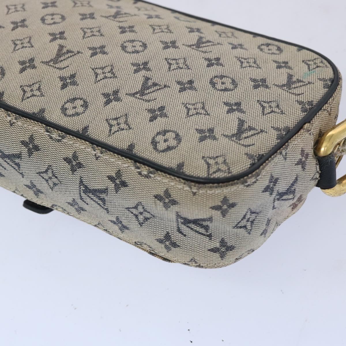 LOUIS VUITTON Monogram Mini Juliet MM Shoulder Bag Blue M92004 LV Auth 65523