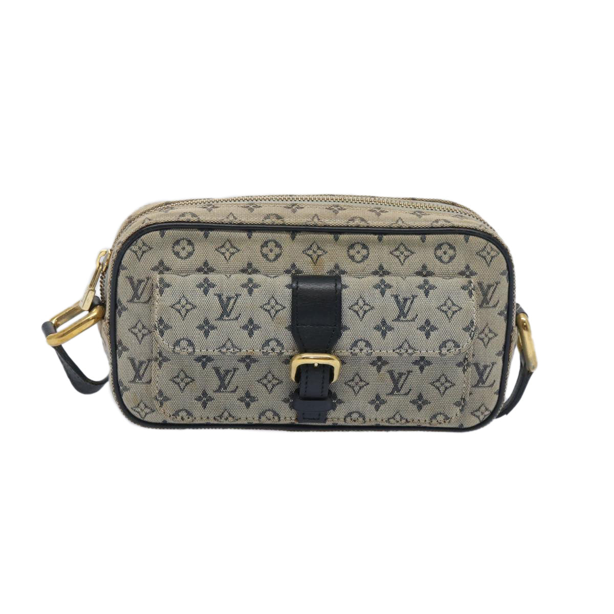 LOUIS VUITTON Monogram Mini Juliet MM Shoulder Bag Blue M92004 LV Auth 65523 - 0