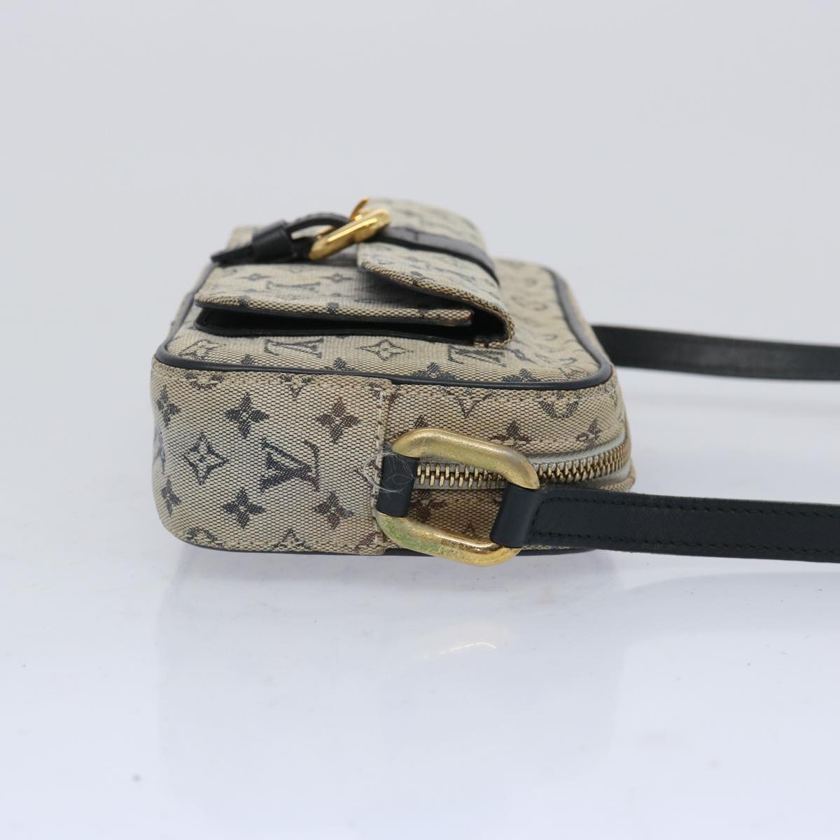 LOUIS VUITTON Monogram Mini Juliet MM Shoulder Bag Blue M92004 LV Auth 65523