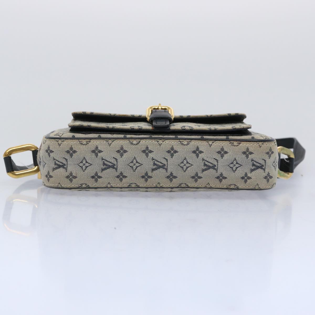 LOUIS VUITTON Monogram Mini Juliet MM Shoulder Bag Blue M92004 LV Auth 65523