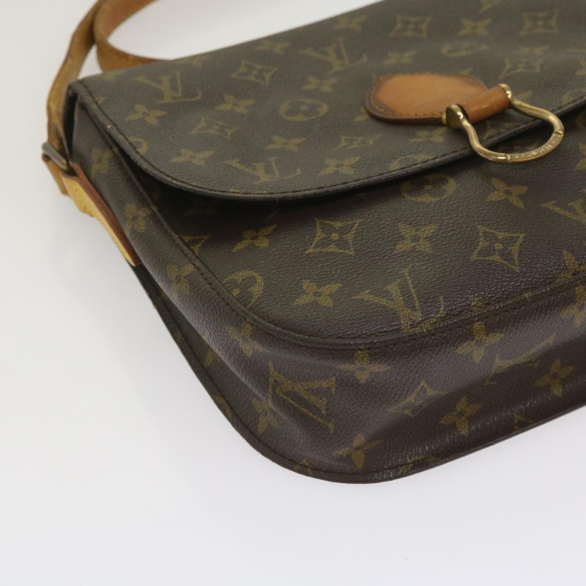 LOUIS VUITTON Monogram Saint Cloud GM Shoulder Bag M51242 LV Auth 65530