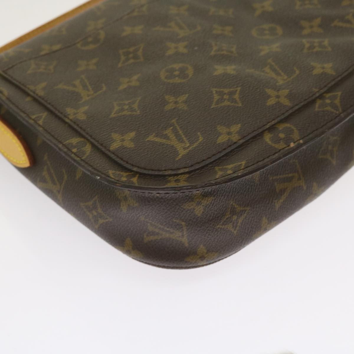 LOUIS VUITTON Monogram Saint Cloud GM Shoulder Bag M51242 LV Auth 65530