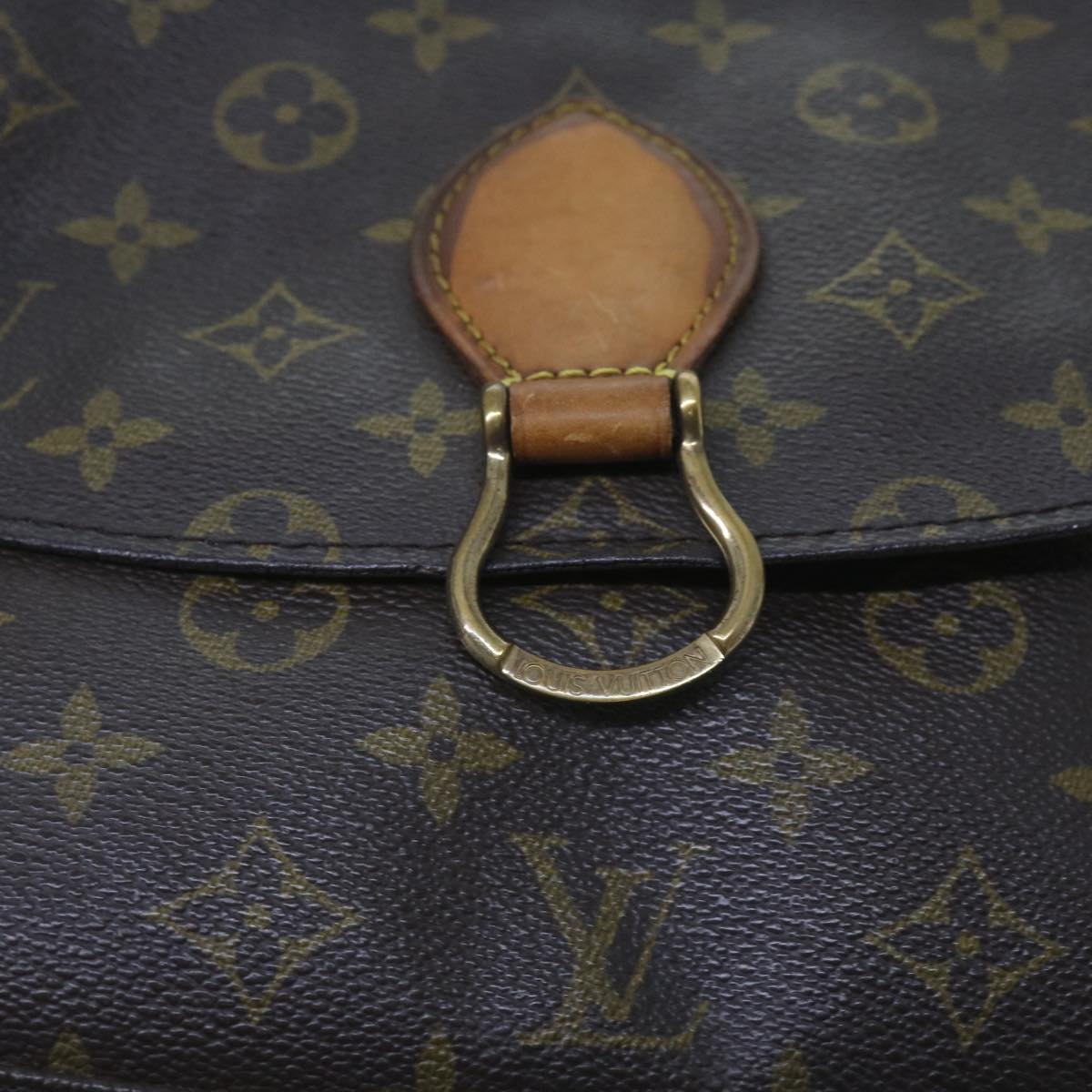 LOUIS VUITTON Monogram Saint Cloud GM Shoulder Bag M51242 LV Auth 65530