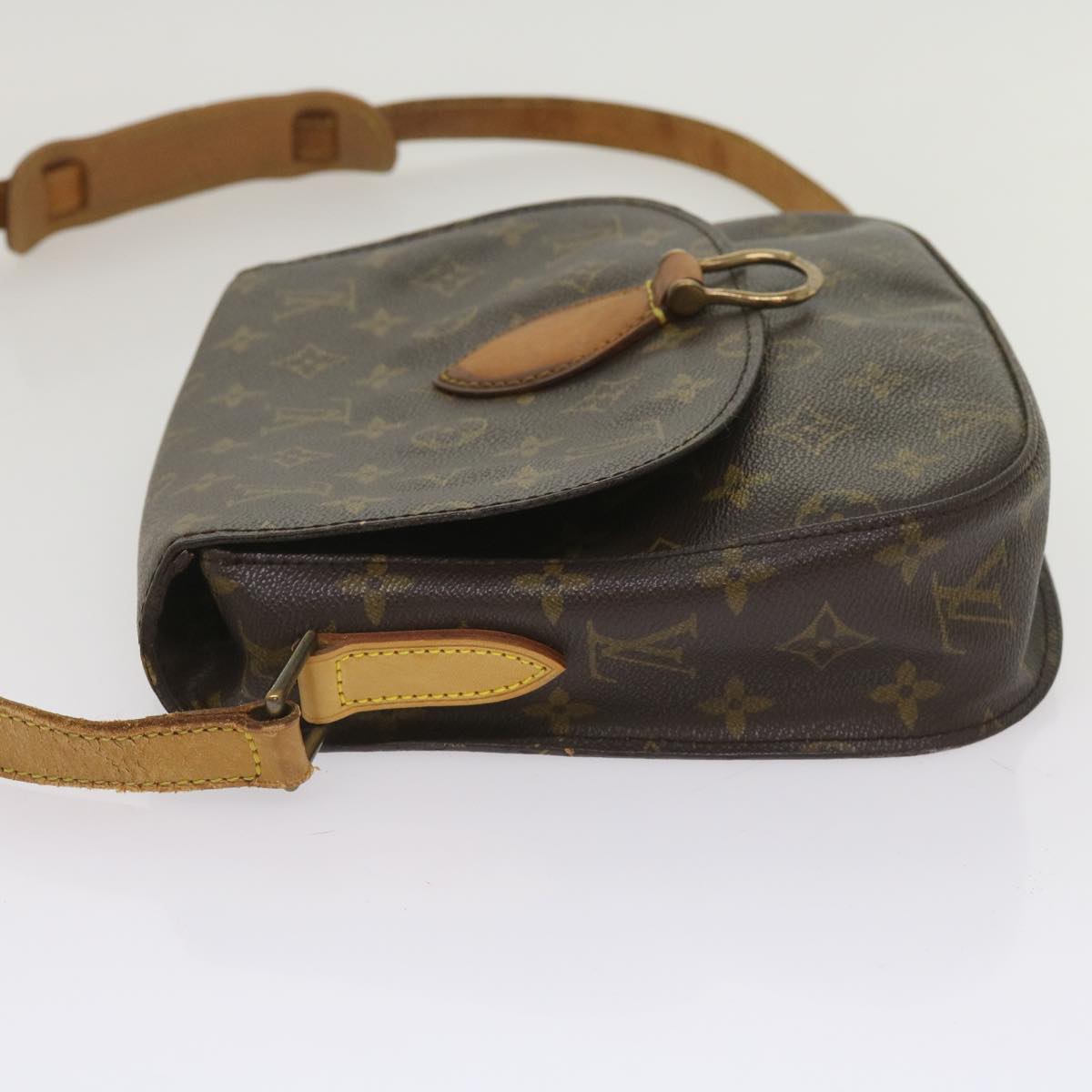 LOUIS VUITTON Monogram Saint Cloud GM Shoulder Bag M51242 LV Auth 65530