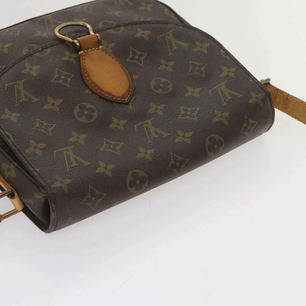 LOUIS VUITTON Monogram Saint Cloud GM Shoulder Bag M51242 LV Auth 65530