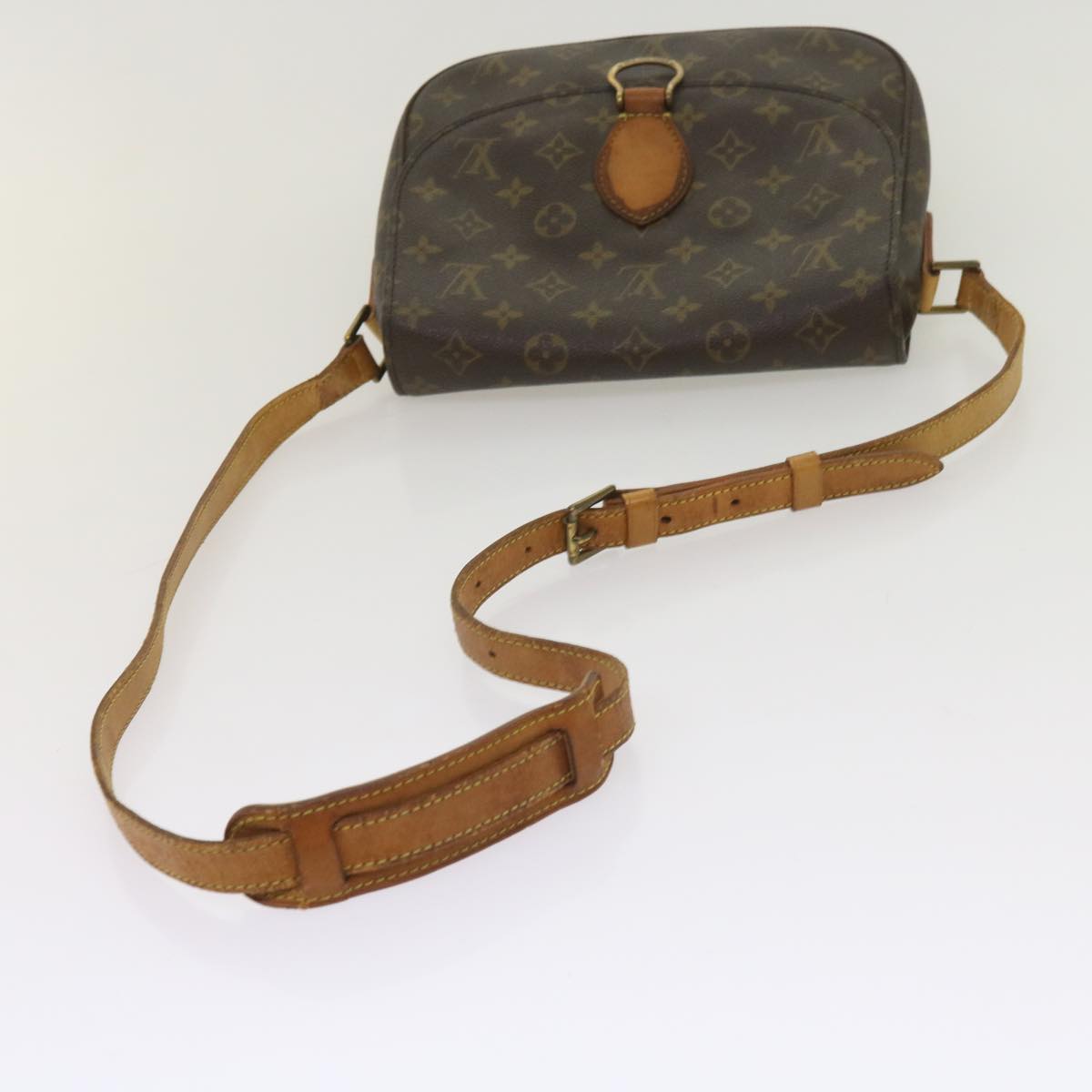 LOUIS VUITTON Monogram Saint Cloud GM Shoulder Bag M51242 LV Auth 65530