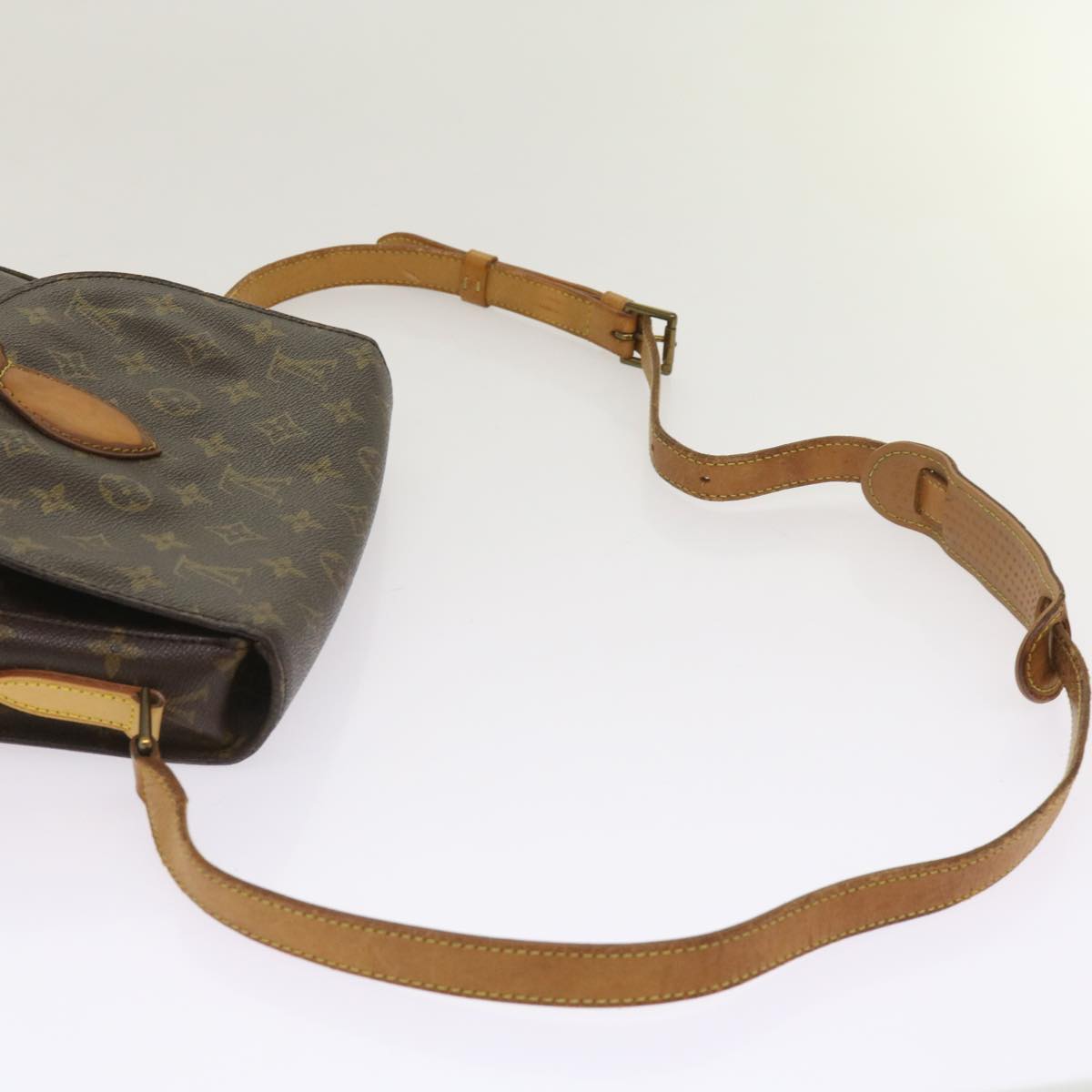 LOUIS VUITTON Monogram Saint Cloud GM Shoulder Bag M51242 LV Auth 65530