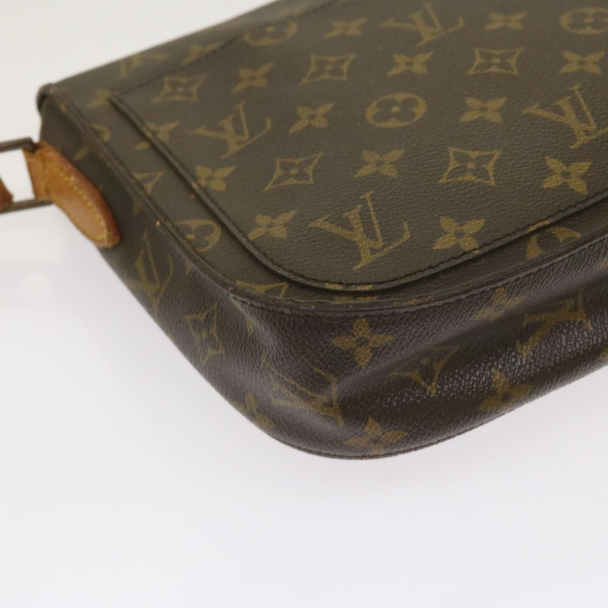 LOUIS VUITTON Monogram Saint Cloud GM Shoulder Bag M51242 LV Auth 65531