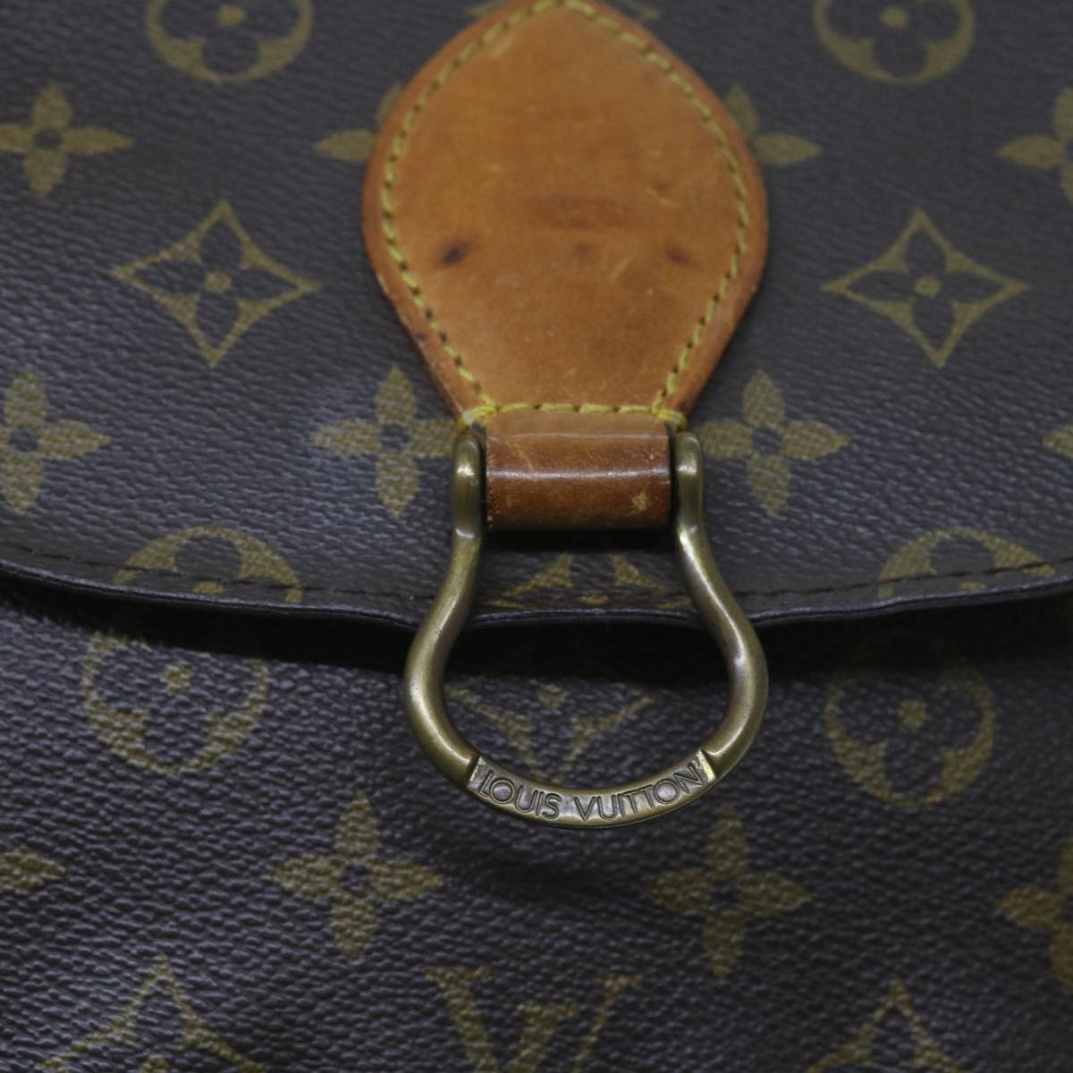 LOUIS VUITTON Monogram Saint Cloud GM Shoulder Bag M51242 LV Auth 65531