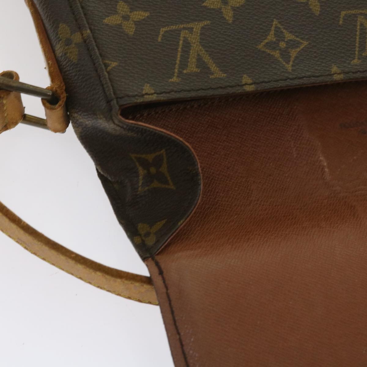 LOUIS VUITTON Monogram Saint Cloud GM Shoulder Bag M51242 LV Auth 65531