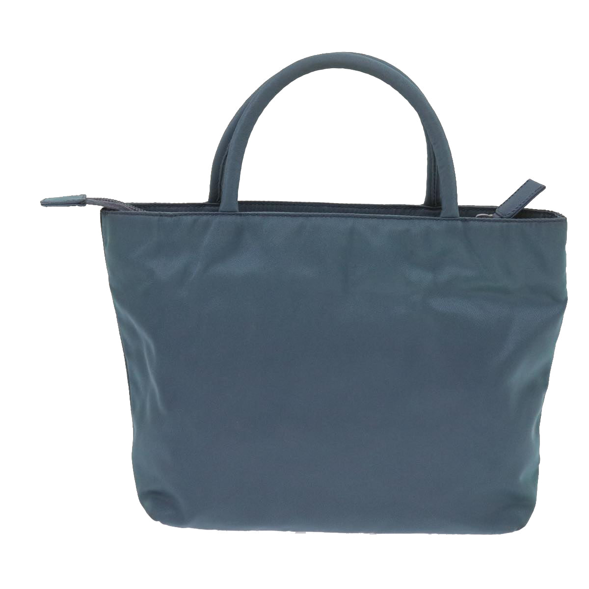 PRADA Hand Bag Nylon Turquoise Blue Auth 65555 - 0