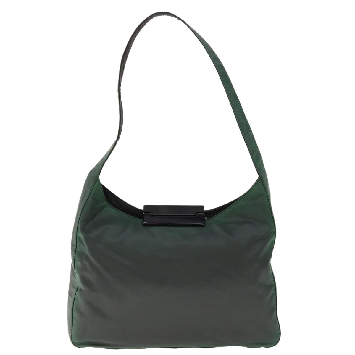 PRADA Shoulder Bag Nylon Green Auth 65557