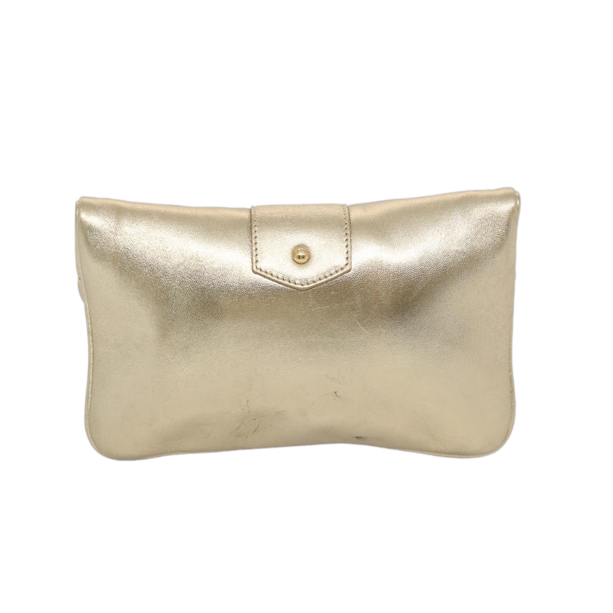 LOUIS VUITTON Sofia Coppola Collection Slim Bag Leather Gold M95861 Auth 65605A - 0