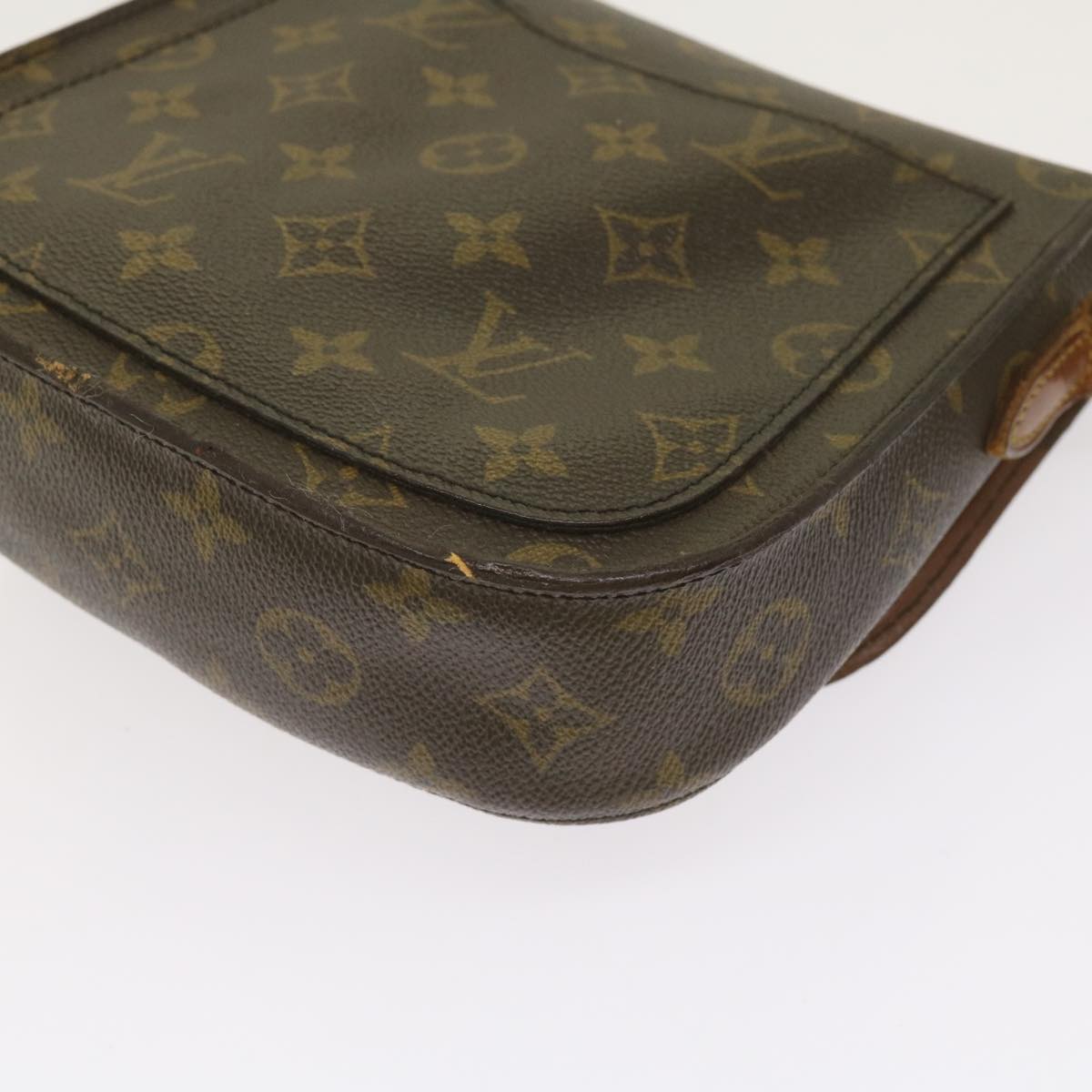 LOUIS VUITTON Monogram Saint Cloud MM Shoulder Bag M51243 LV Auth 65622