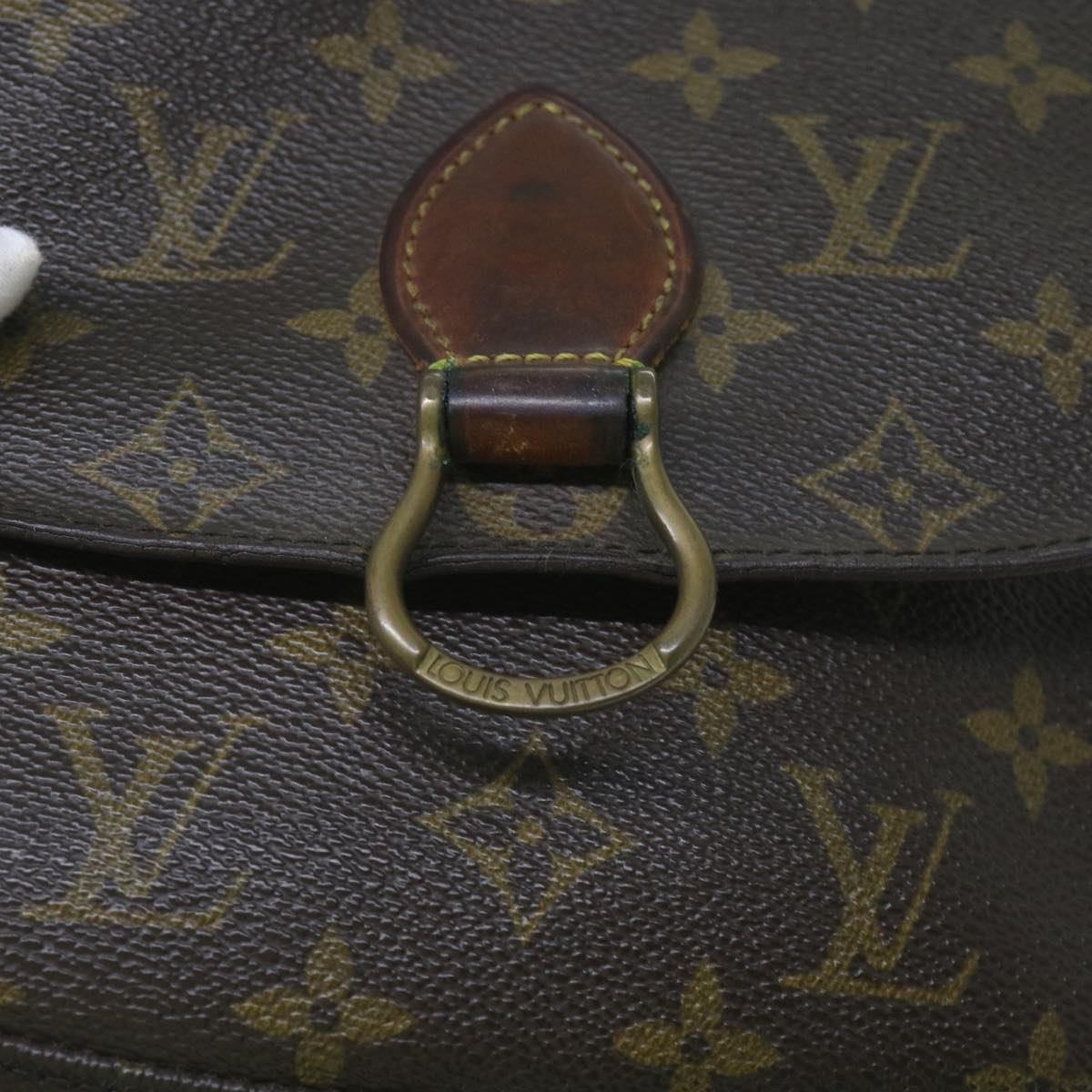 LOUIS VUITTON Monogram Saint Cloud MM Shoulder Bag M51243 LV Auth 65622