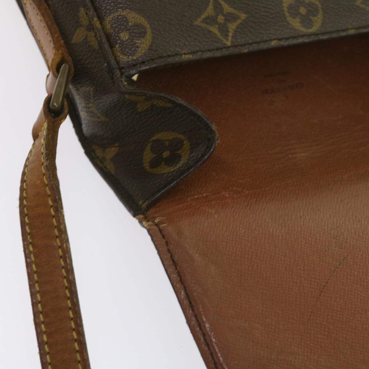 LOUIS VUITTON Monogram Saint Cloud MM Shoulder Bag M51243 LV Auth 65622