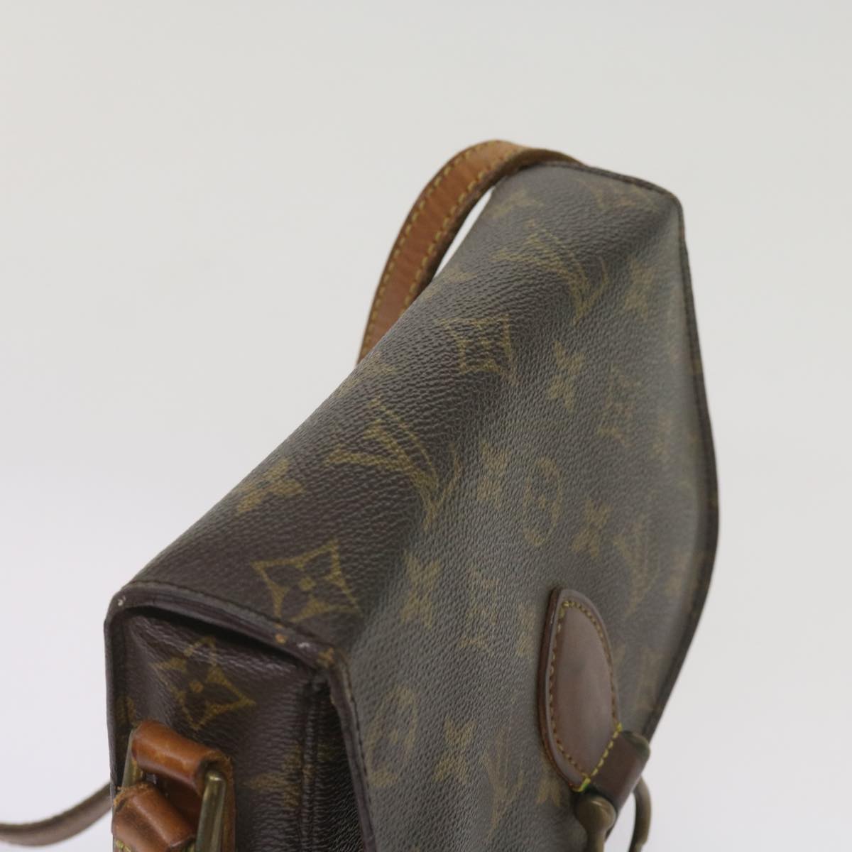 LOUIS VUITTON Monogram Saint Cloud MM Shoulder Bag M51243 LV Auth 65622