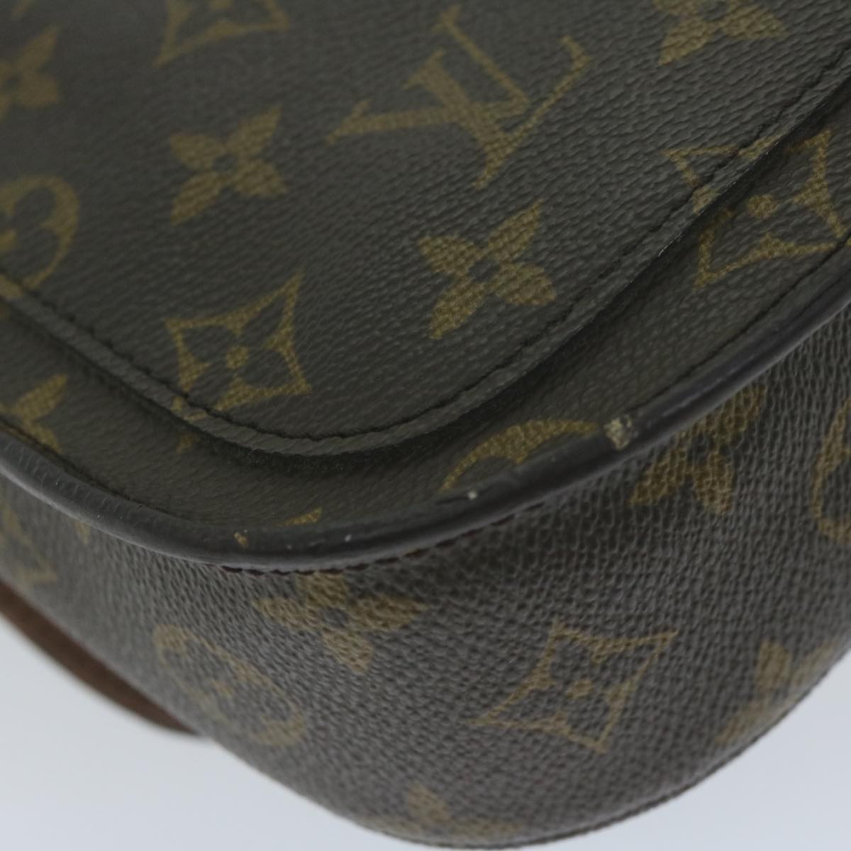 LOUIS VUITTON Monogram Saint Cloud MM Shoulder Bag M51243 LV Auth 65631