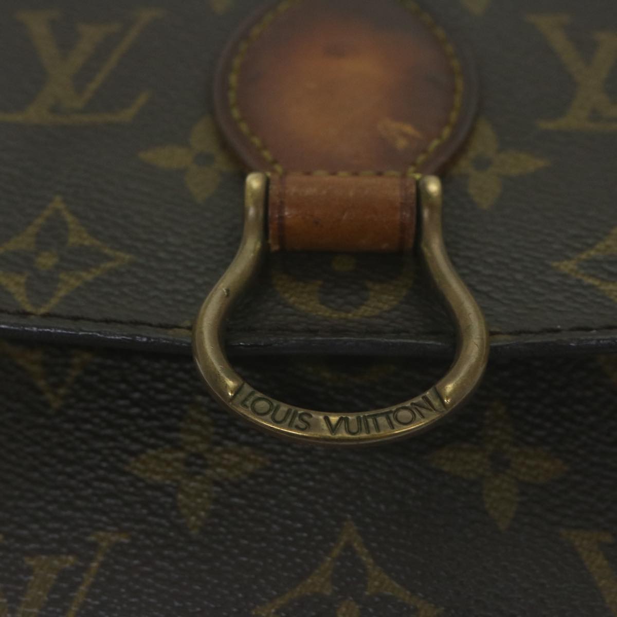 LOUIS VUITTON Monogram Saint Cloud MM Shoulder Bag M51243 LV Auth 65631