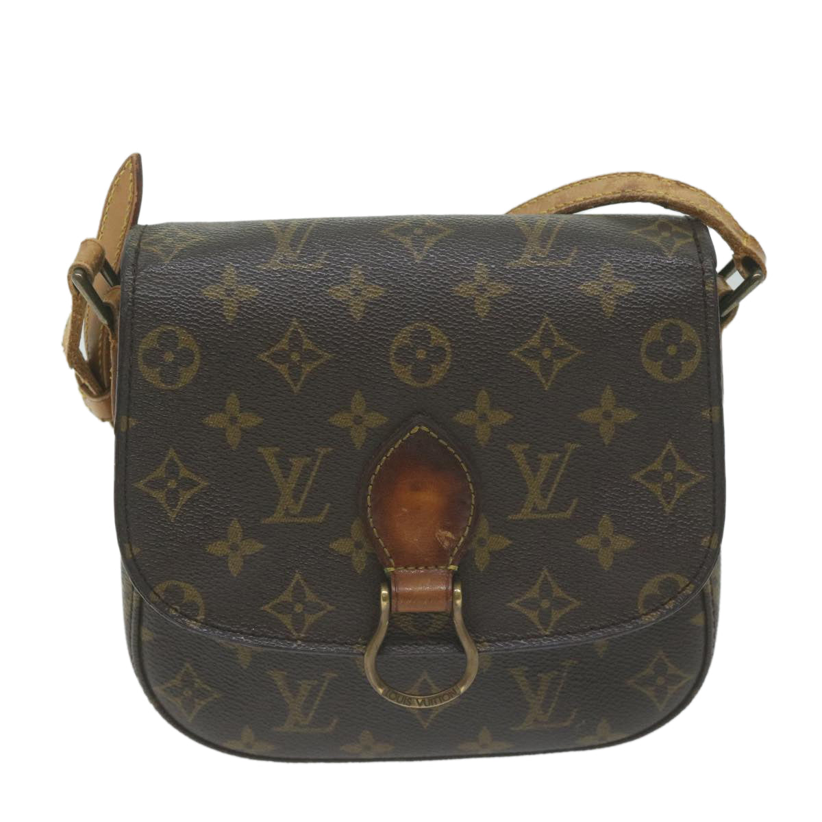 LOUIS VUITTON Monogram Saint Cloud MM Shoulder Bag M51243 LV Auth 65631 - 0