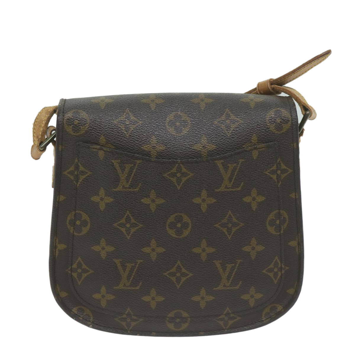 LOUIS VUITTON Monogram Saint Cloud MM Shoulder Bag M51243 LV Auth 65631