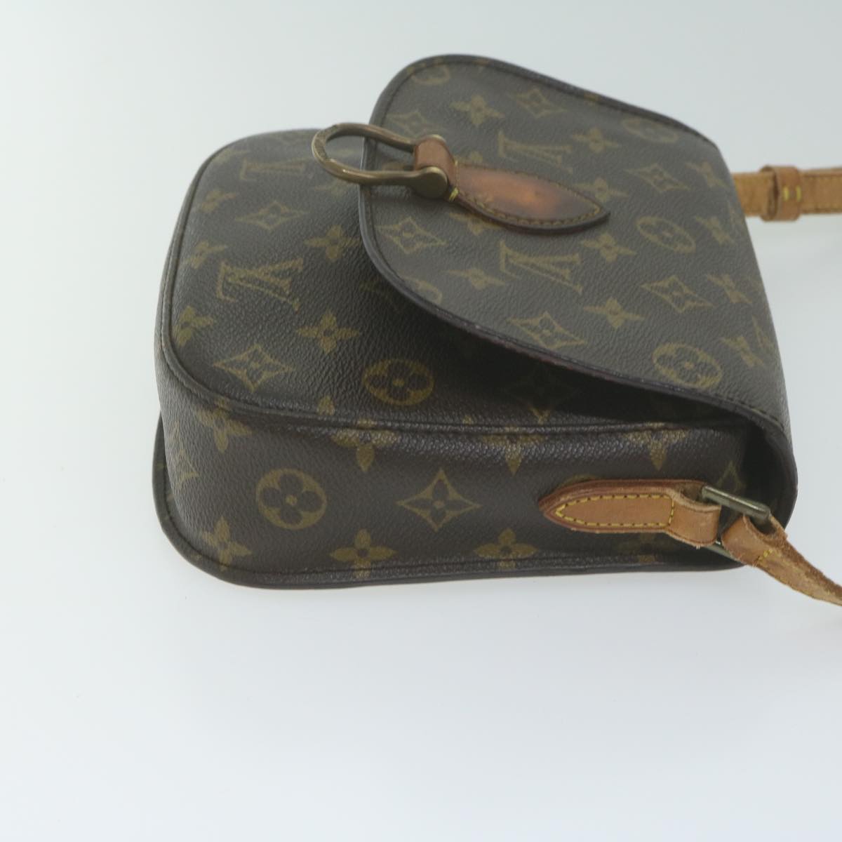 LOUIS VUITTON Monogram Saint Cloud MM Shoulder Bag M51243 LV Auth 65631