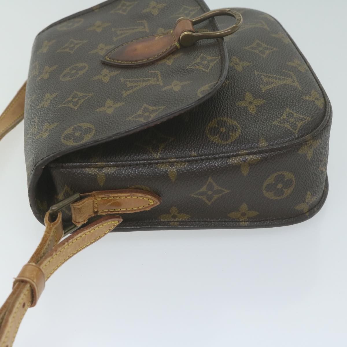 LOUIS VUITTON Monogram Saint Cloud MM Shoulder Bag M51243 LV Auth 65631