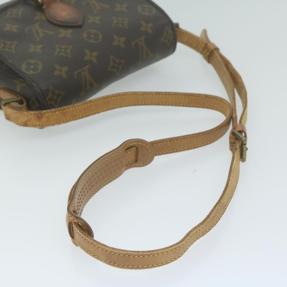 LOUIS VUITTON Monogram Saint Cloud MM Shoulder Bag M51243 LV Auth 65631