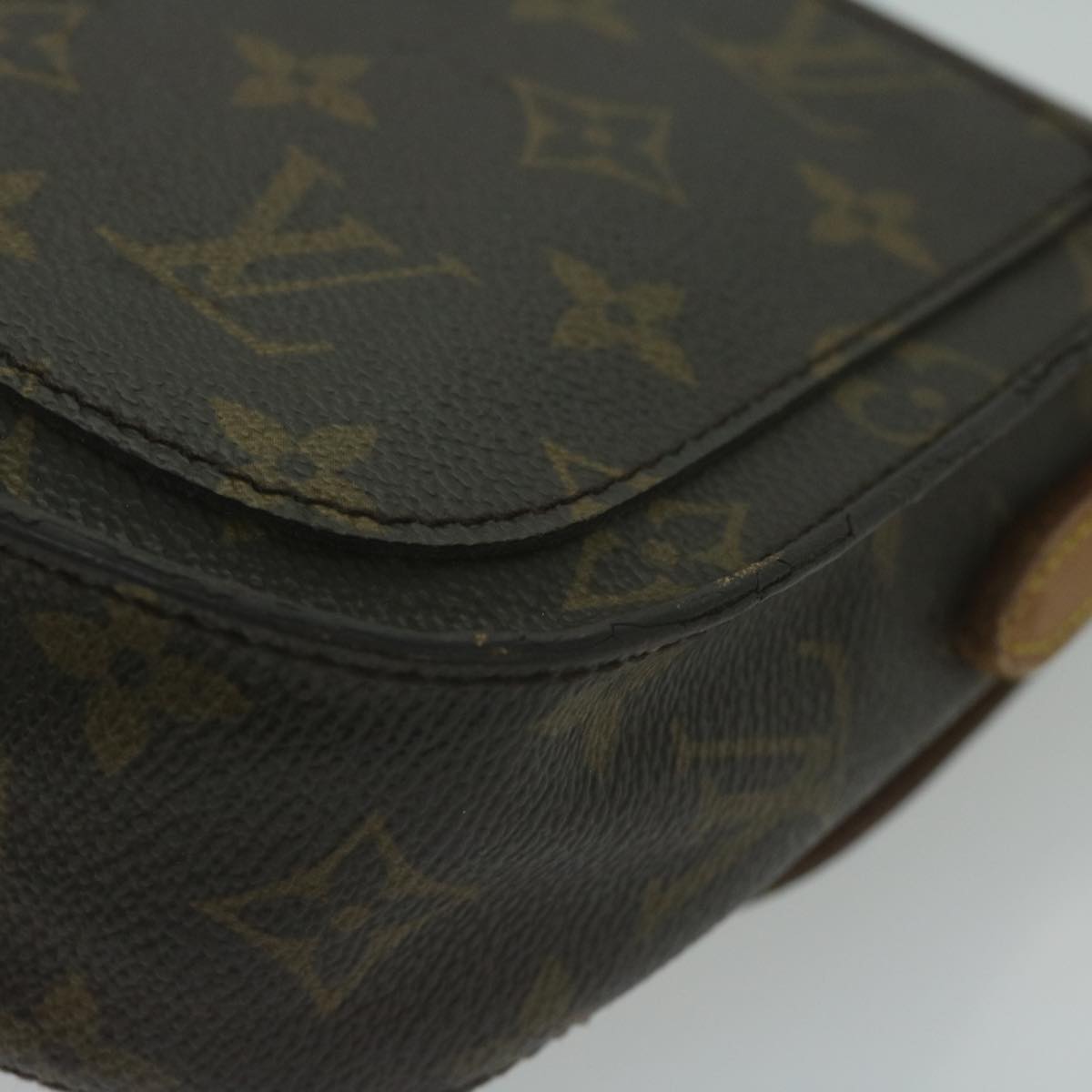 LOUIS VUITTON Monogram Saint Cloud PM Shoulder Bag M51244 LV Auth 65632