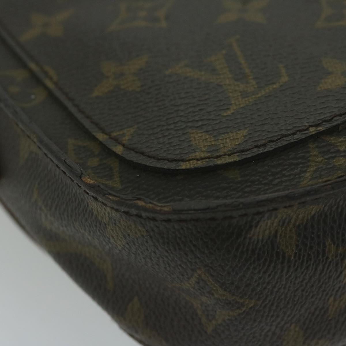 LOUIS VUITTON Monogram Saint Cloud PM Shoulder Bag M51244 LV Auth 65632