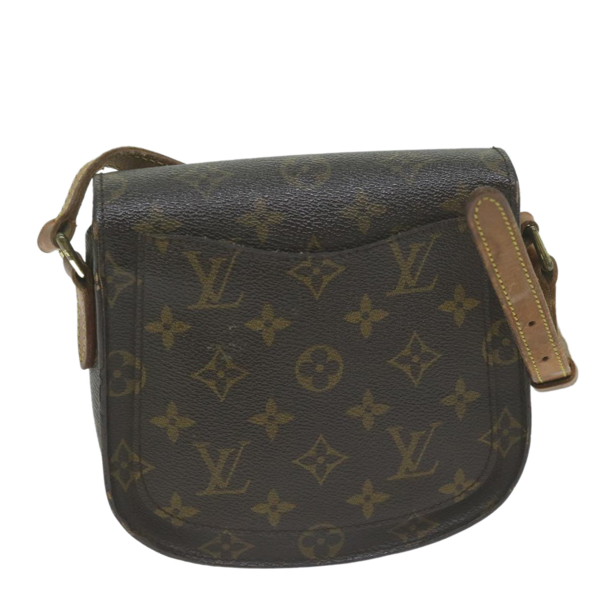 LOUIS VUITTON Monogram Saint Cloud PM Shoulder Bag M51244 LV Auth 65632