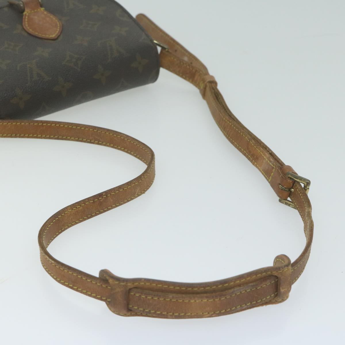 LOUIS VUITTON Monogram Saint Cloud PM Shoulder Bag M51244 LV Auth 65632