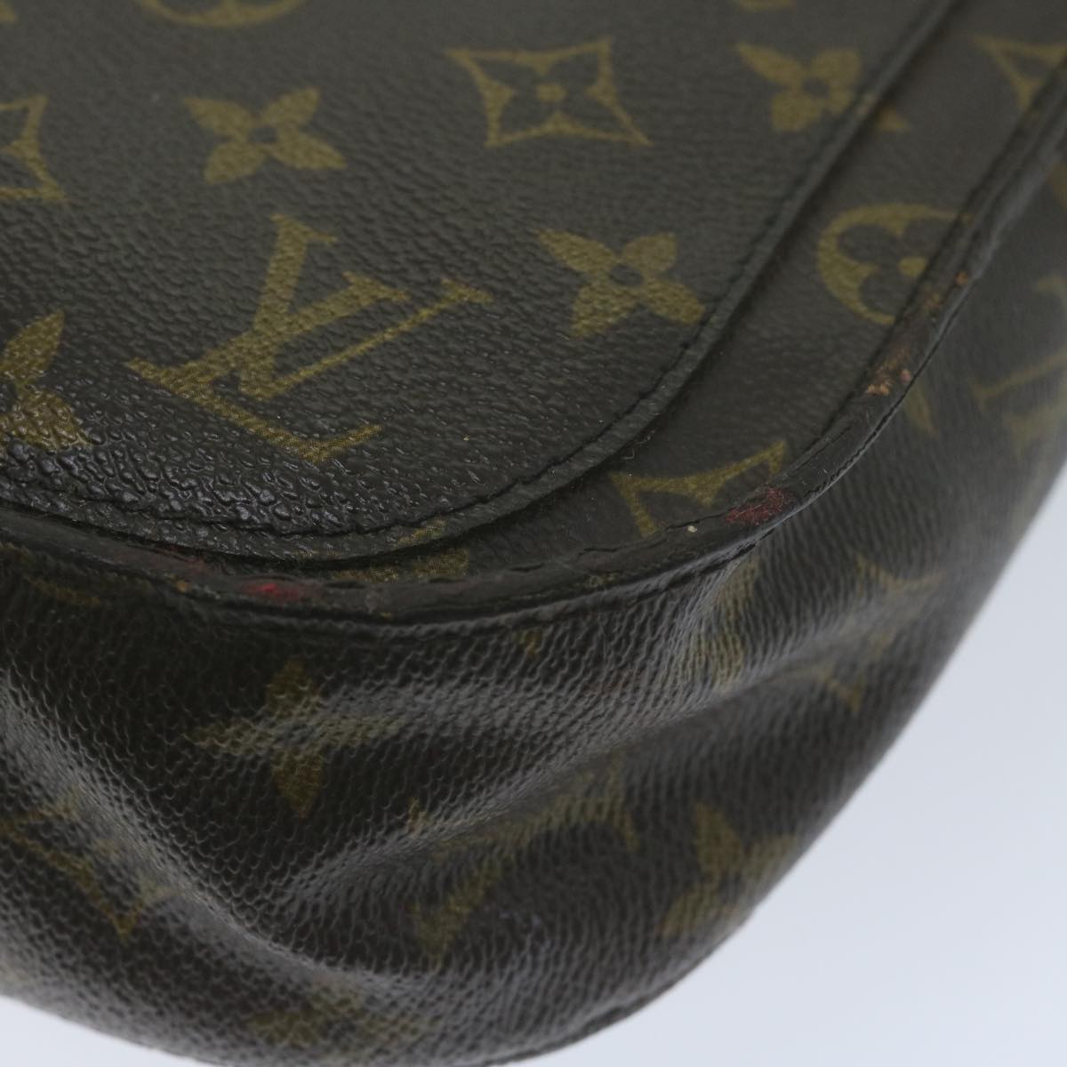 LOUIS VUITTON Monogram Saint Cloud GM Shoulder Bag M51242 LV Auth 65634