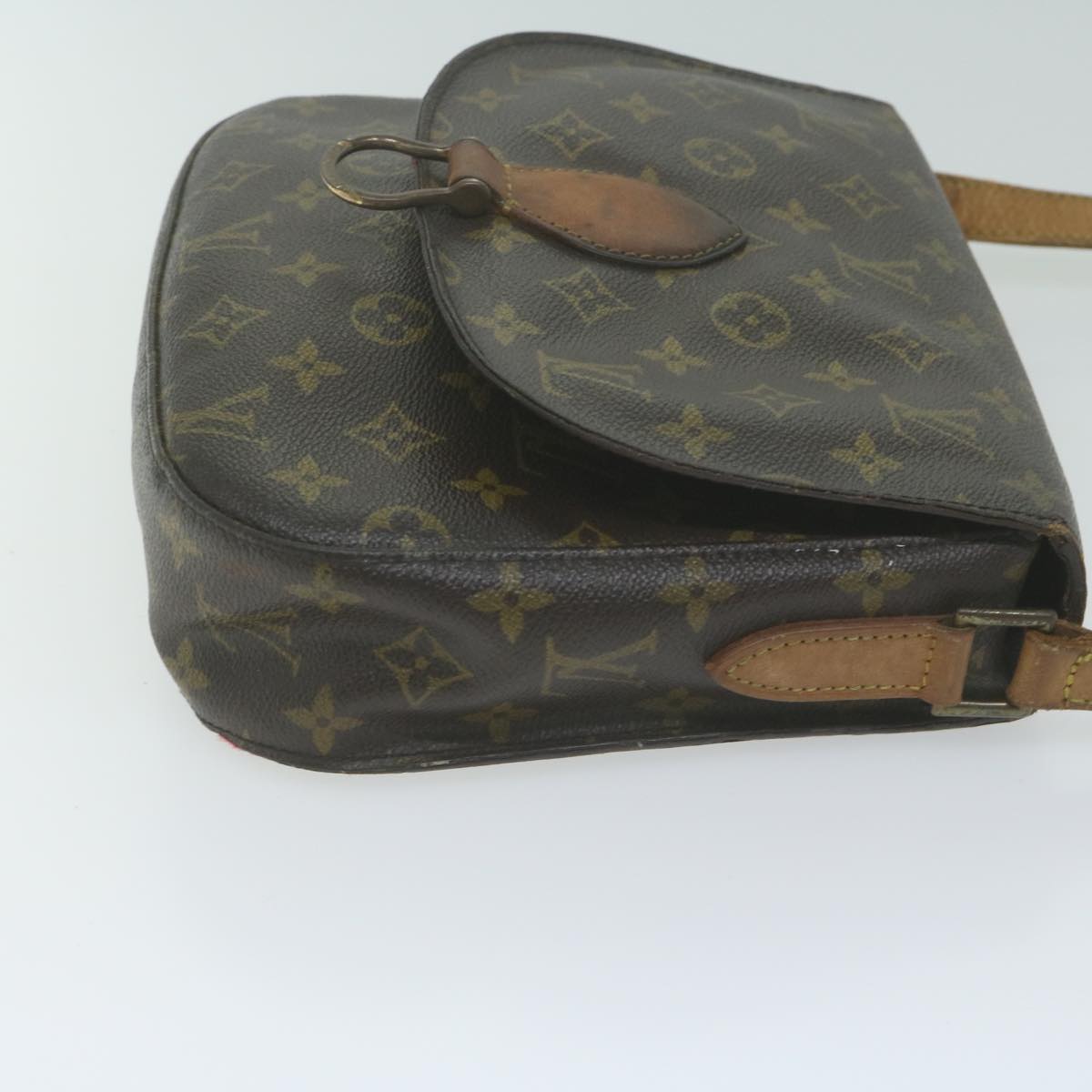 LOUIS VUITTON Monogram Saint Cloud GM Shoulder Bag M51242 LV Auth 65634