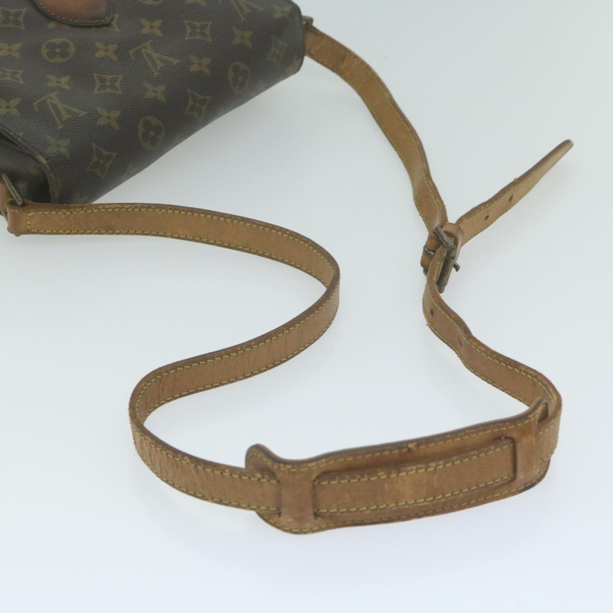 LOUIS VUITTON Monogram Saint Cloud GM Shoulder Bag M51242 LV Auth 65634