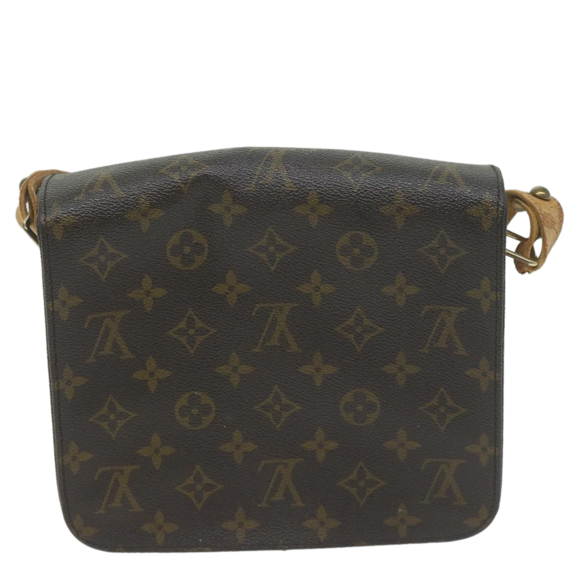 LOUIS VUITTON Monogram Cartouchiere MM Shoulder Bag M51253 LV Auth 65637 - 0