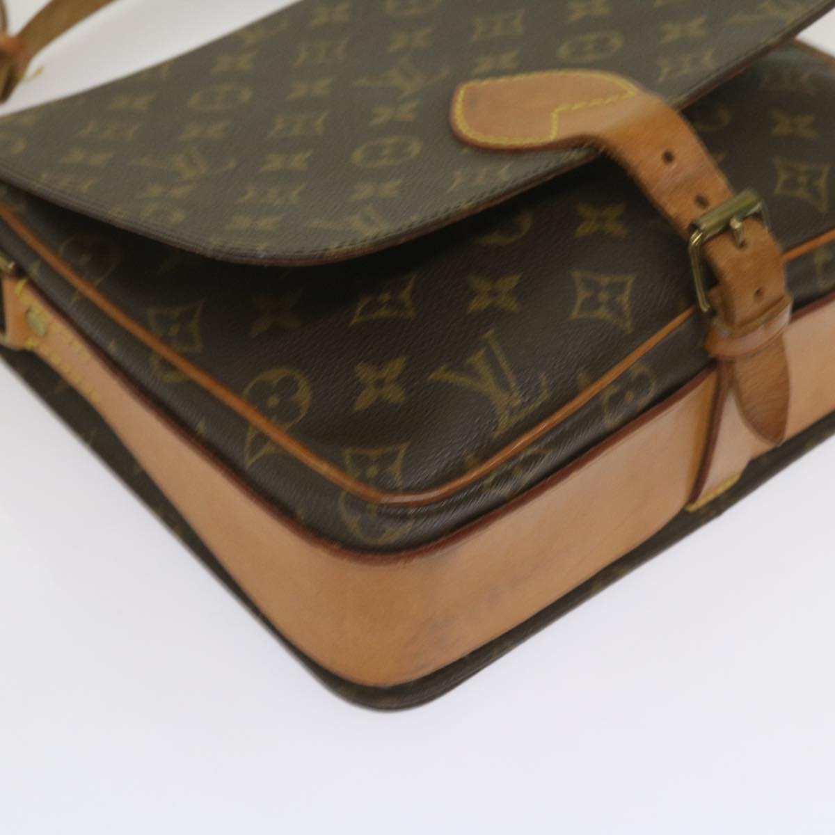 LOUIS VUITTON Monogram Cartouchiere GM Shoulder Bag M51252 LV Auth 65639