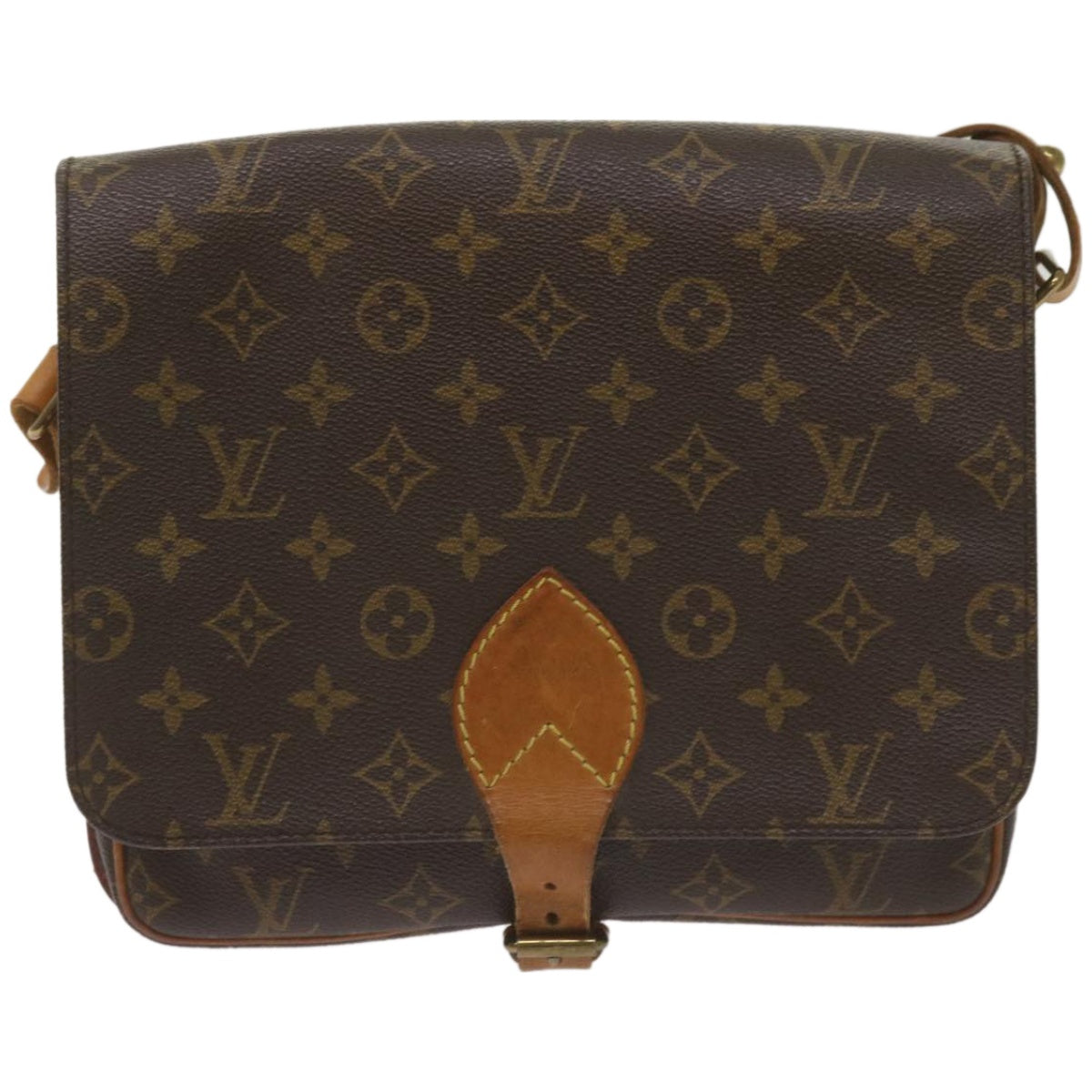 LOUIS VUITTON Monogram Cartouchiere GM Shoulder Bag M51252 LV Auth 65639 - 0