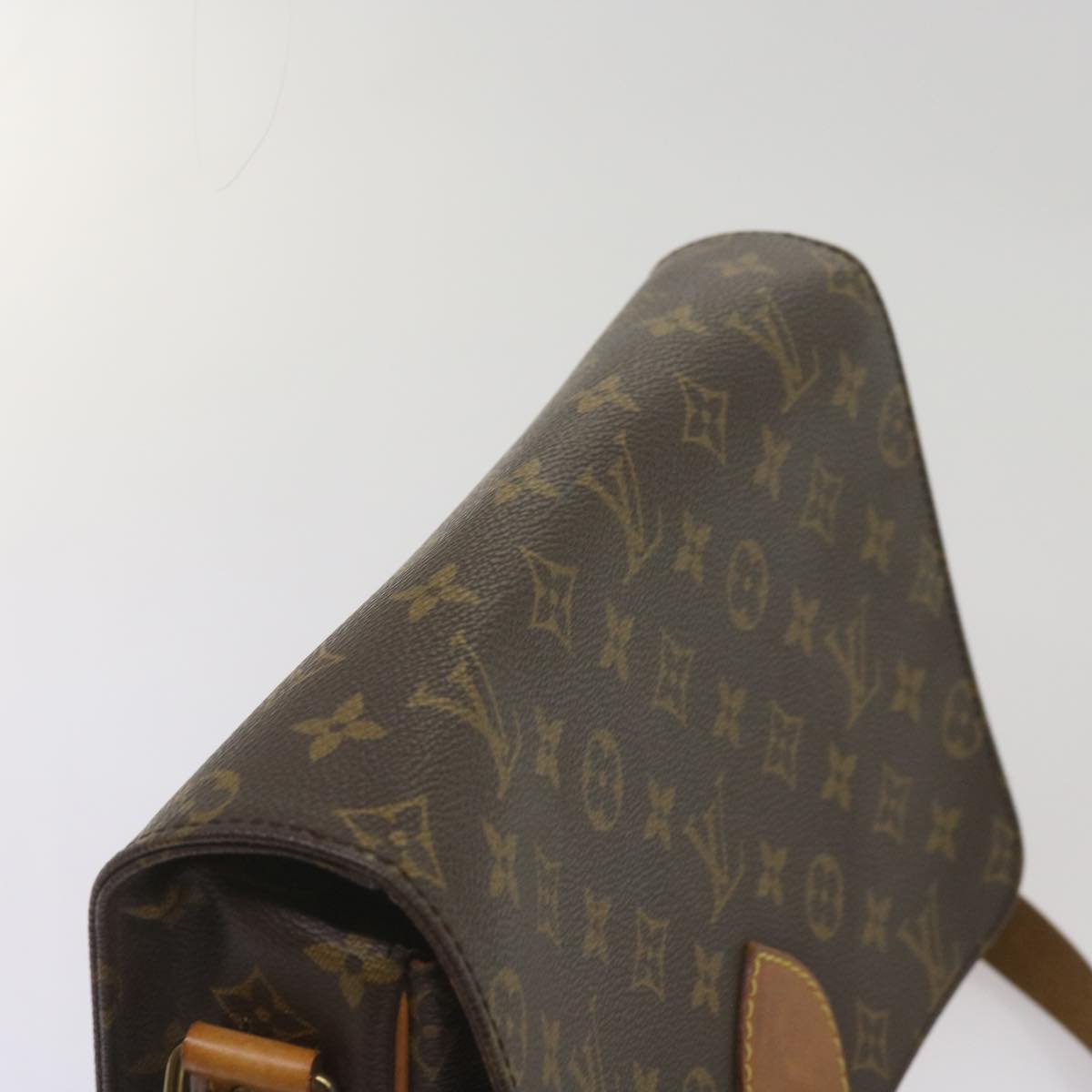 LOUIS VUITTON Monogram Cartouchiere GM Shoulder Bag M51252 LV Auth 65639