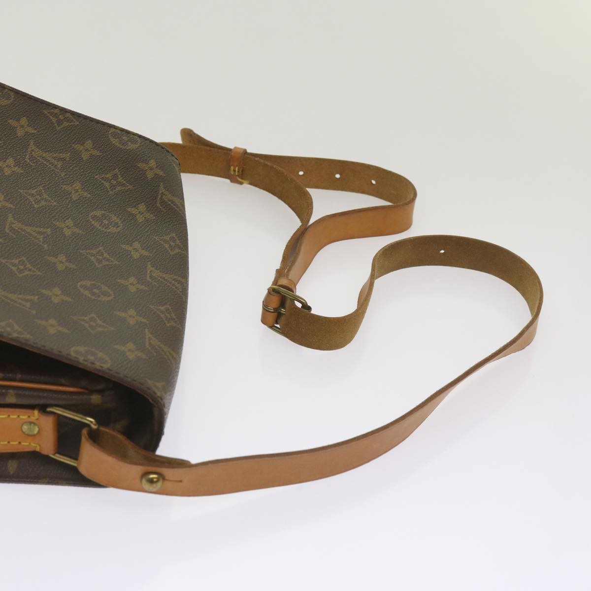 LOUIS VUITTON Monogram Cartouchiere GM Shoulder Bag M51252 LV Auth 65639