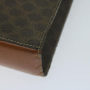 CELINE Macadam Canvas Shoulder Bag PVC Leather Brown Auth 65644-16