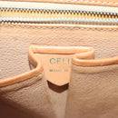 CELINE Macadam Canvas Shoulder Bag PVC Leather Brown Auth 65644-18
