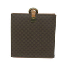 CELINE Macadam Canvas Shoulder Bag PVC Leather Brown Auth 65644-13