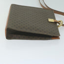 CELINE Macadam Canvas Umhängetasche PVC Leder Braun Auth 65644-3