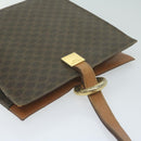 CELINE Macadam Canvas Umhängetasche PVC Leder Braun Auth 65644-6