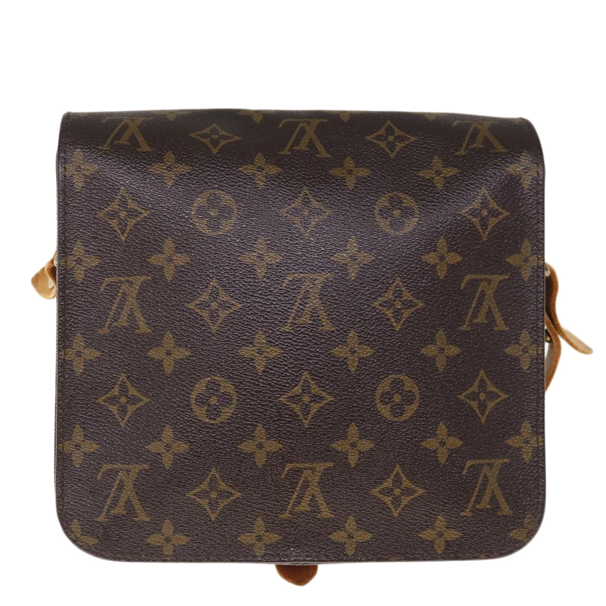 LOUIS VUITTON Monogram Cartouchiere MM Shoulder Bag M51253 LV Auth 65646 - 0