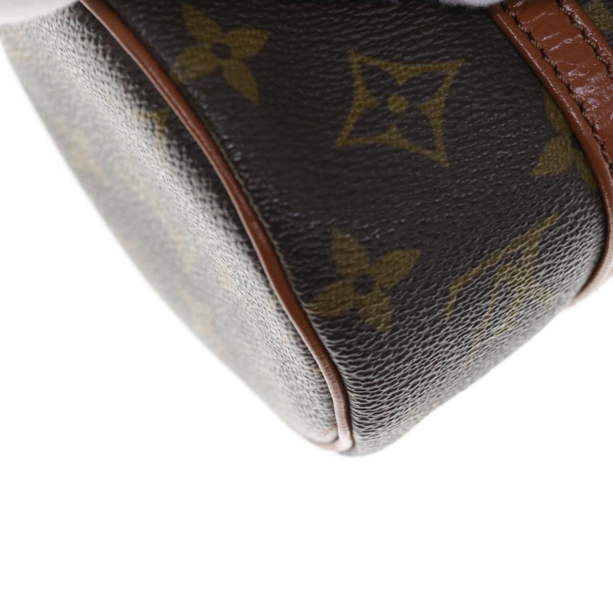 LOUIS VUITTON Monogram Papillon 19 Hand Bag M51389 LV Auth 65652