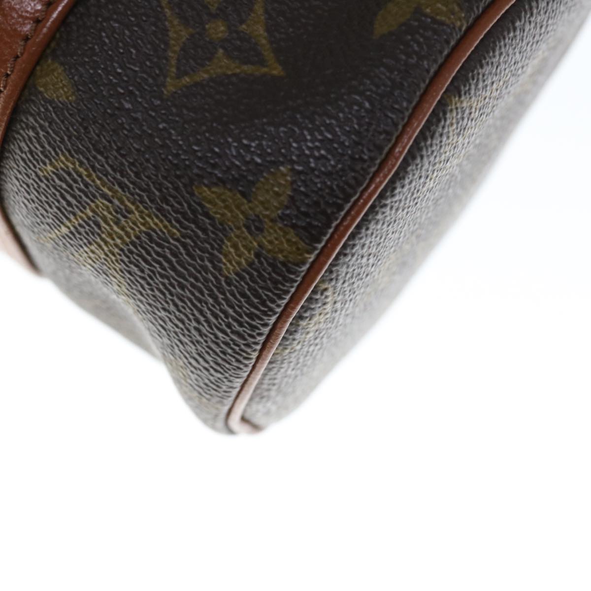 LOUIS VUITTON Monogram Papillon 19 Hand Bag M51389 LV Auth 65652