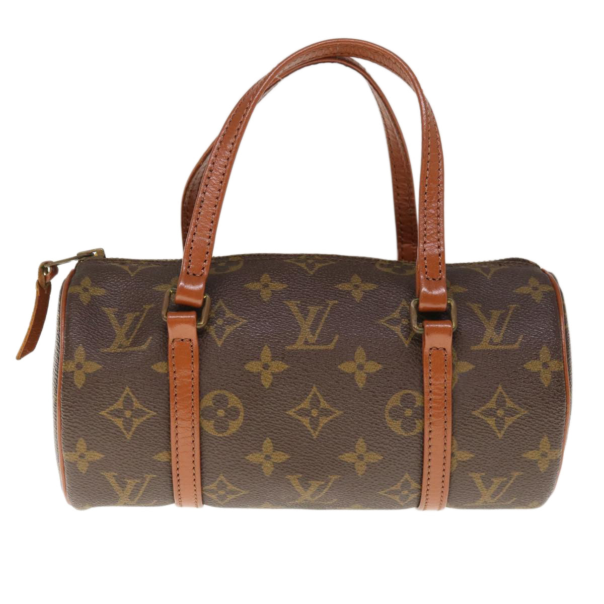 LOUIS VUITTON Monogram Papillon 19 Hand Bag M51389 LV Auth 65652