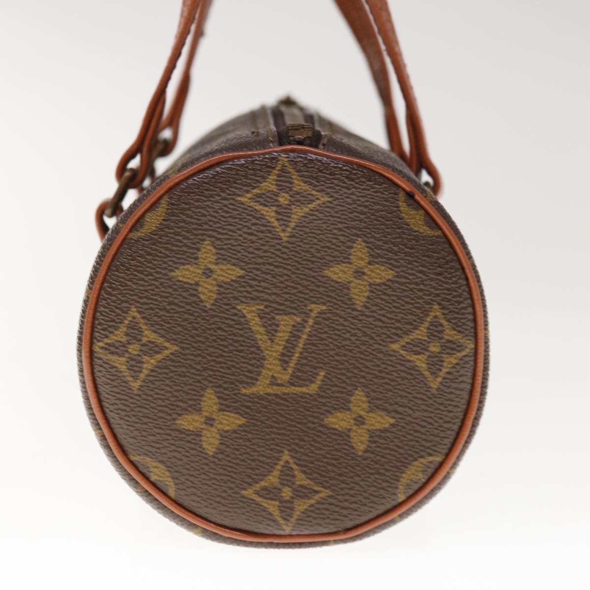 LOUIS VUITTON Monogram Papillon 19 Hand Bag M51389 LV Auth 65652